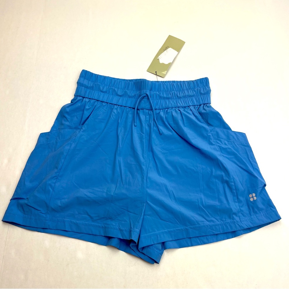 Sweaty Betty Circuit 2” Workout Short Womens Size 0 - 2 XS Regatta Blue NEW‎